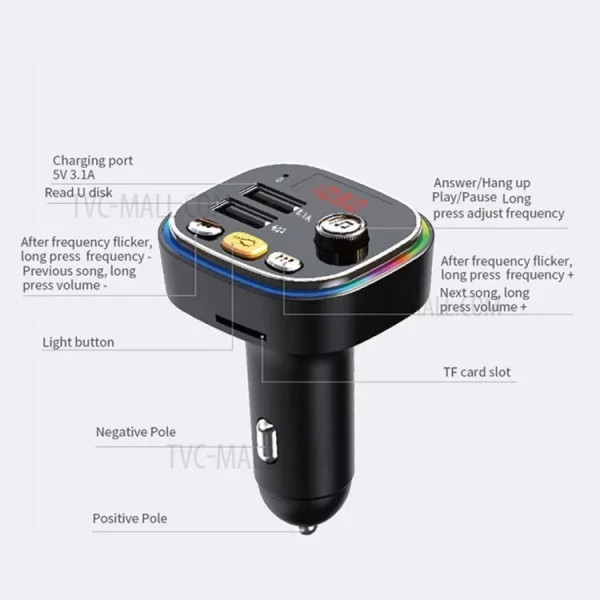 C20 Bluetooth Car MP3 FM - Image 3