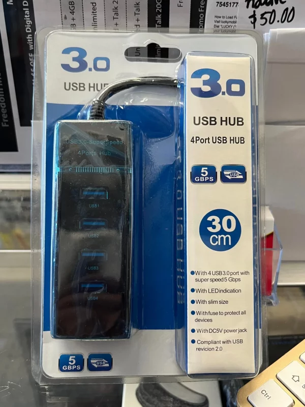 4 in 1 Ports Desktop Hub Splitter High Speed - Image 2