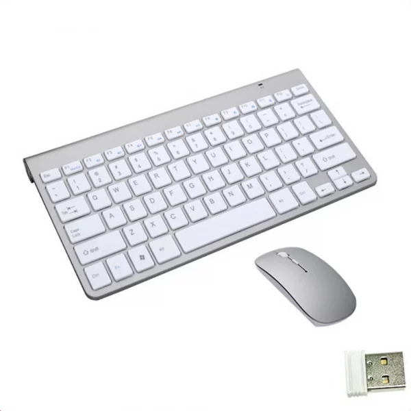 2.4G Mini Keyboard & Mouse Set Wireless For Mac Apple PC Computer Phone - Image 4