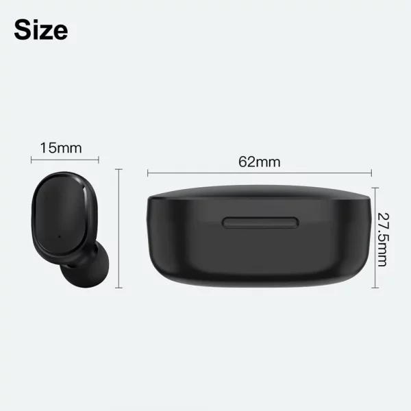 Mini New E6S TWS Stereo Airdots Headset Bluetooth 5.0 Earphone Headphone Earbuds - Image 3