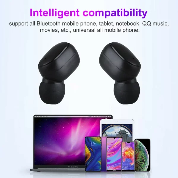 Mini New E6S TWS Stereo Airdots Headset Bluetooth 5.0 Earphone Headphone Earbuds - Image 6