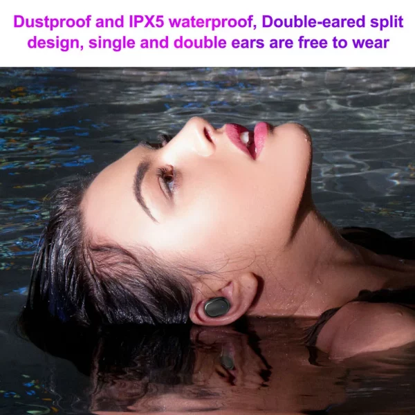 Mini New E6S TWS Stereo Airdots Headset Bluetooth 5.0 Earphone Headphone Earbuds - Image 5
